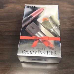 BITE Lipstick with lip scrub and lip balm